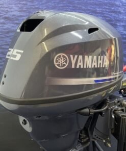2019 Yamaha 25 HP 4-Stroke Short Shaft Tiller Outboard Motor